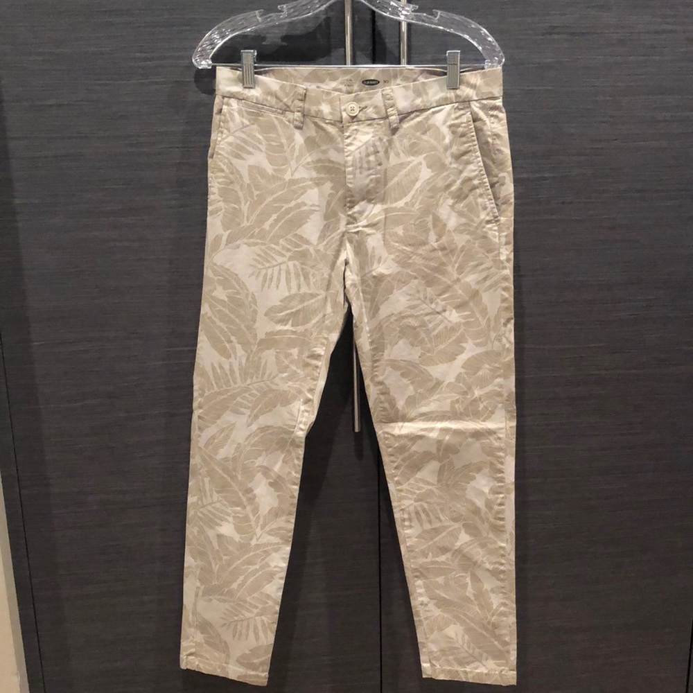 OLD NAVY FLORAL PRINT CHINOS